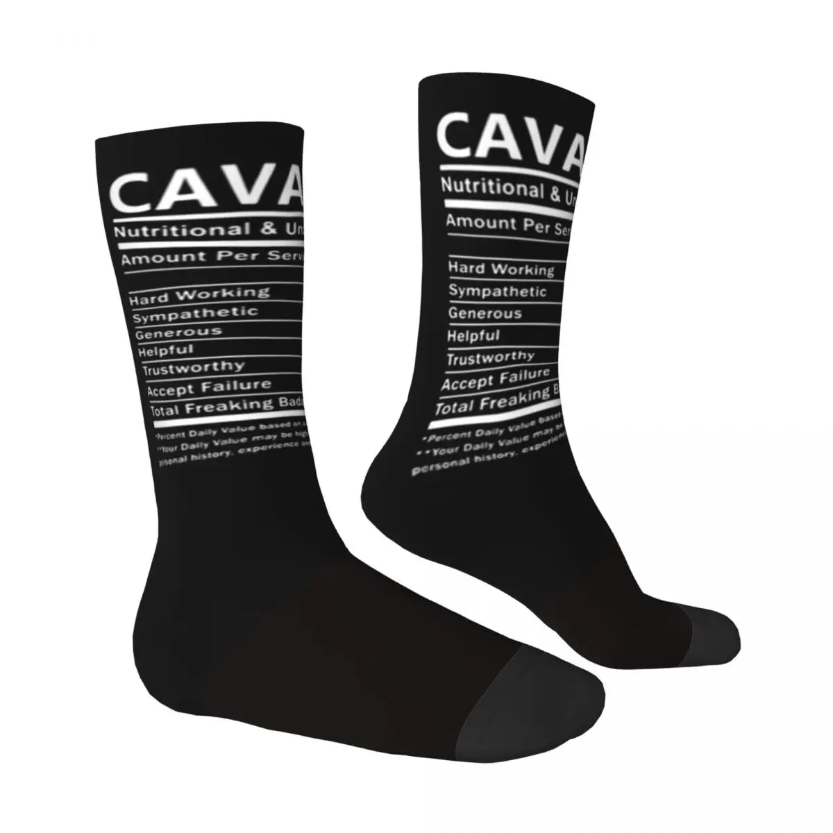 Nutritional And Undeniable Name Cavan Unisex Winter Socks Cycling Happy Socks Street Style Crazy Sock