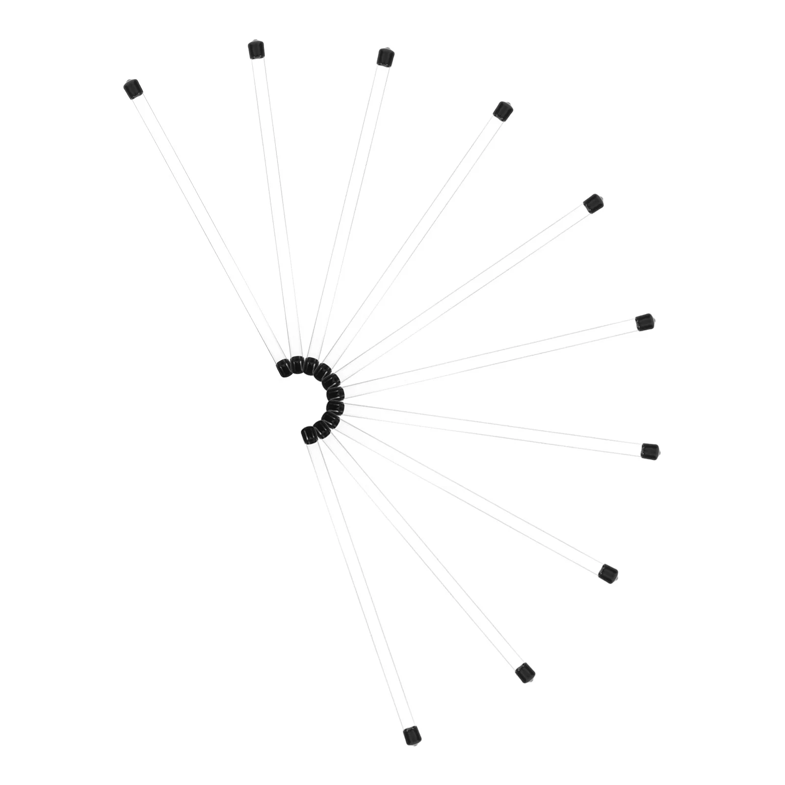 

10Pcs Transparent Hard Plastic Tubes for Storage Small Empty Containers with Lid Bead Sample Lab Test Tube Organizers Resistant