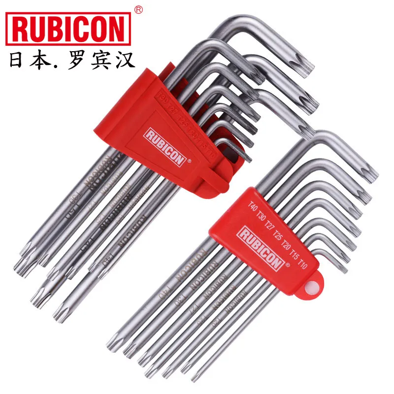 Japanese RUBICON Robinhood Plum Star Wrench With Holes Flower - Shaped Hexagon RTK - 389L 387L Ideal for Professional Mechanics