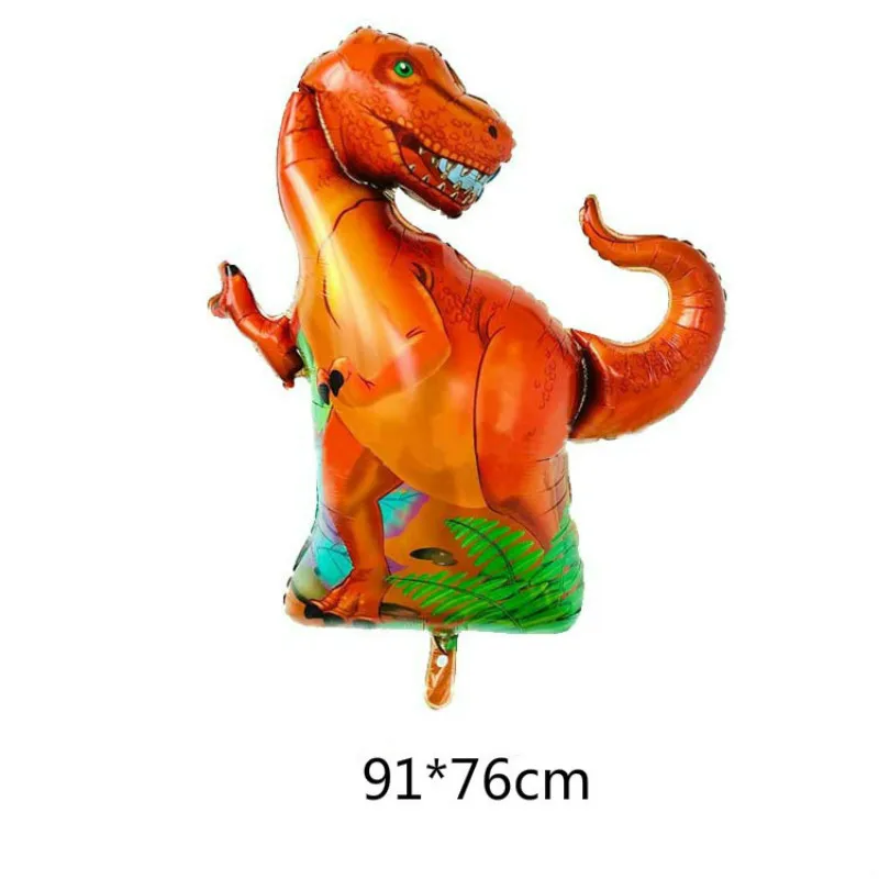1 Buah Balon Foil Dinosaurus Raksasa Balon Hewan Anak Laki-laki Dekorasi Pesta Ulang Tahun Dinosaurus Anak-anak Balon Helium Anak S