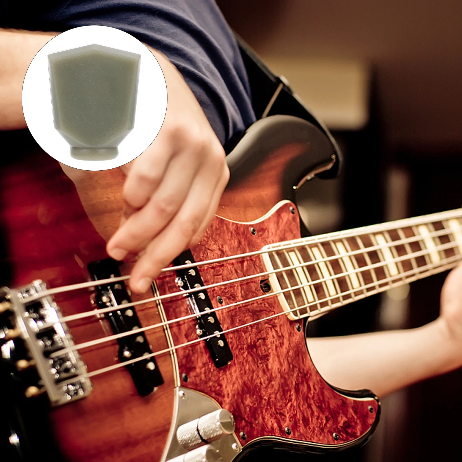 

6 Pcs Guitar Knob H Durable Plastic Locking Tuners Electric Replacement Peg Folk String Function Guitar Parts Accessories