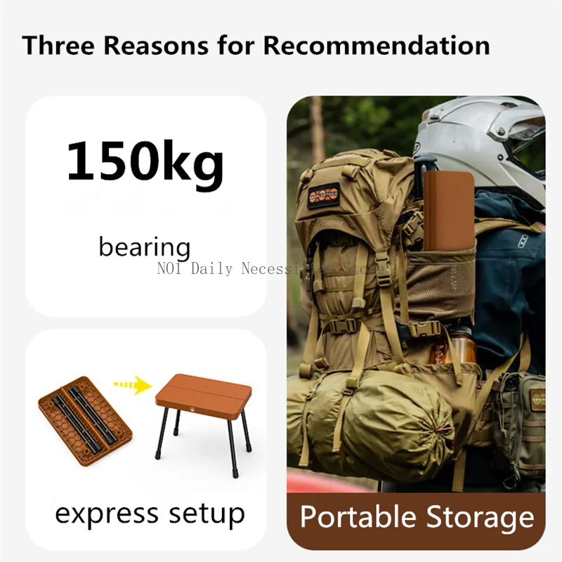 Ultra Light Aluminum Alloy Portable Storage Outdoor Camping Folding Chair, Portable Folding Fishing Bench, Pony Stool