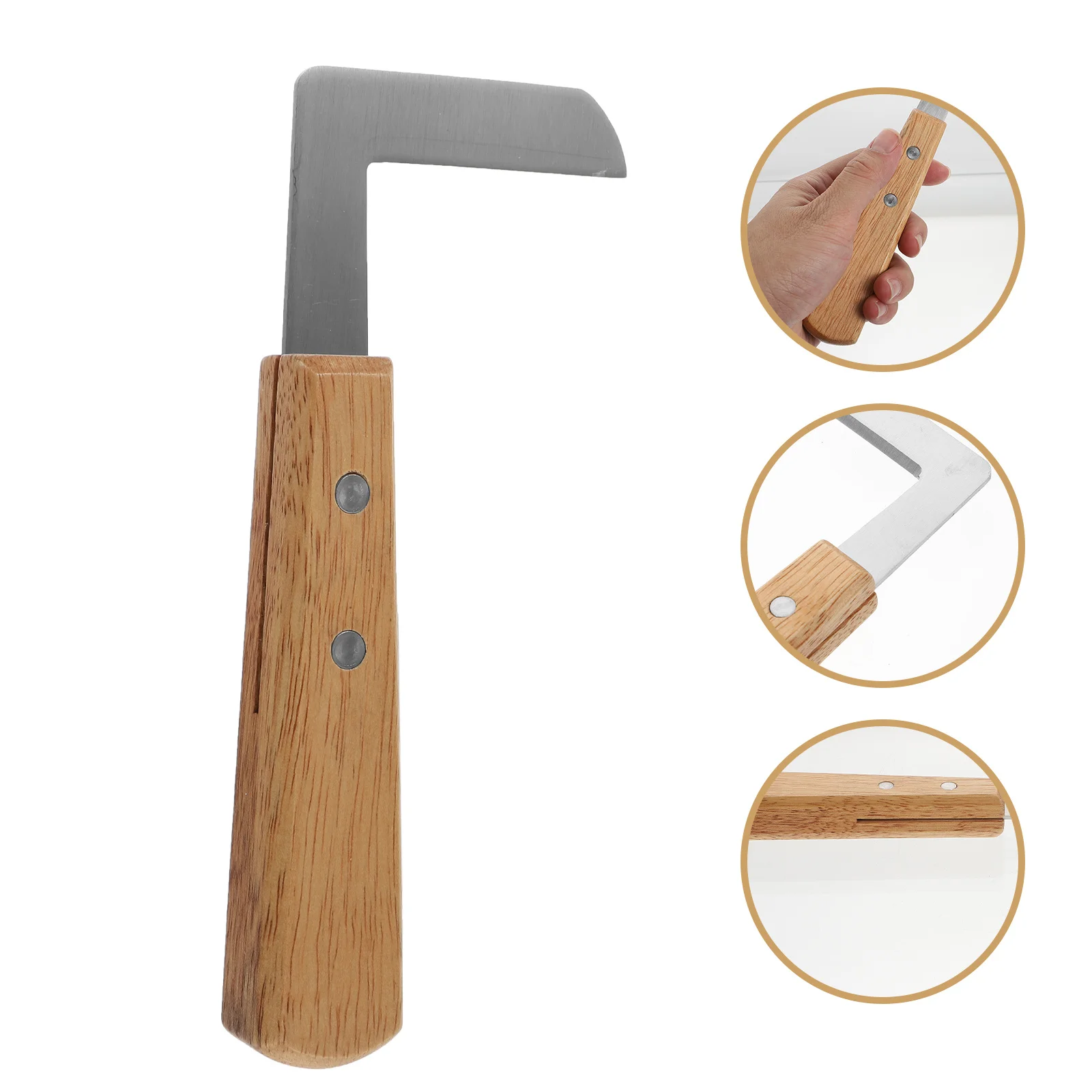 

Premium Horseshoe Cutter Portable Non Slip Handle Horse Hoof Trimming Tool Durable Animal Foot Pruning Tool for Cattle Sheep