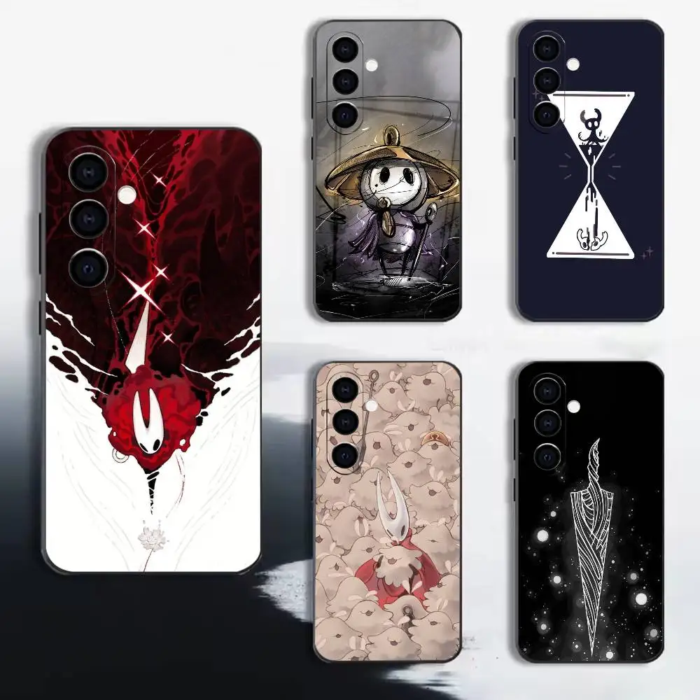 cool game h-hollow knight Phone Case For Samsung A72,A53,A71,A70,A52,A73,A51,Silicone Black Soft