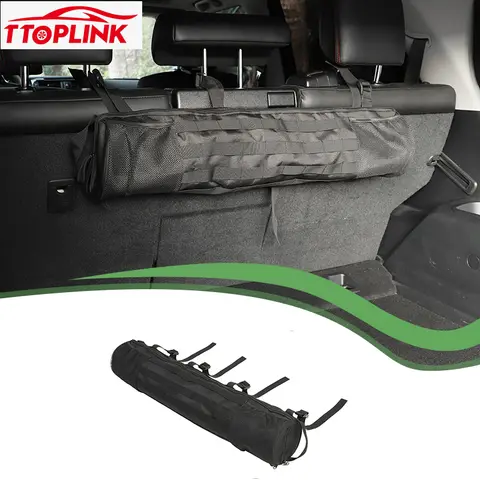 Interior Universal Stowing Tidying Car Seat Back Roll Bar Tool Storage Bag for Suzuki Jimny for Jeep Wrangler Car Accessories 8 best sales jeep jl storage - №7