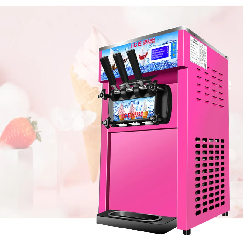 コンビニエンスストア用ソフトアイスクリームマシン,デジタルディスプレイ,3フレーバー,1200W