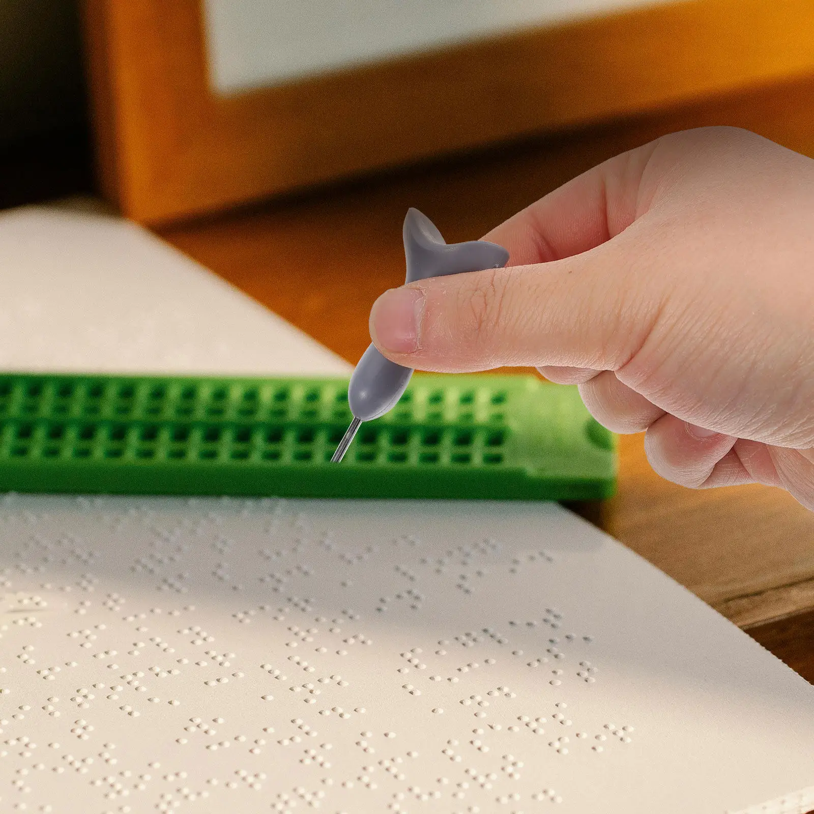 Plastic Blind People Gadgets Blind Pens For Special Education Teacher Writing Braille Writer Stylus Tool