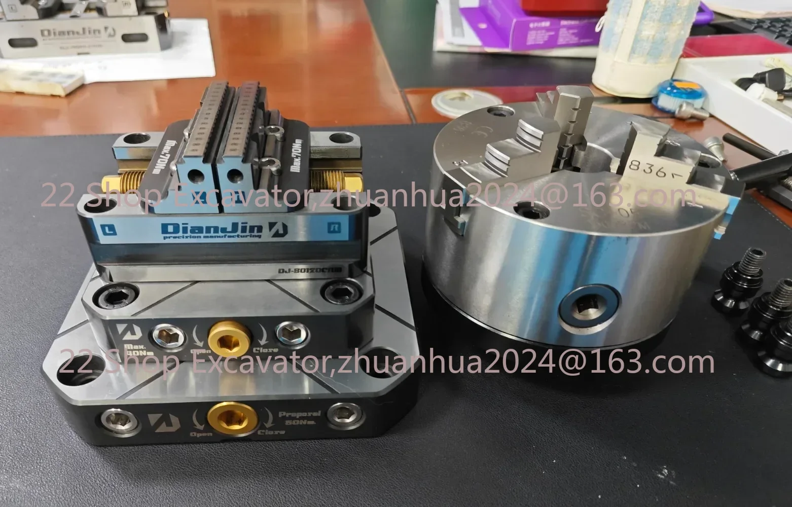 4-5 Axis Fixture Self-centering Vise Positive Paired with Zero Point Quick Change Four Axis L-block Bridge Board