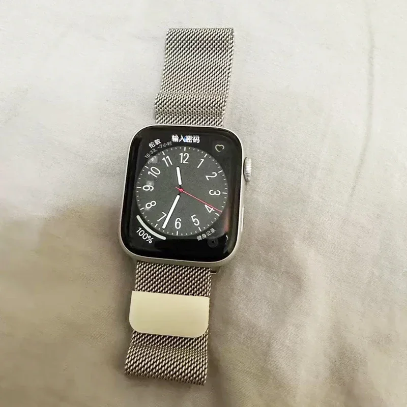 Milanese loop For Apple Watch straps 45mm-44mm 40mm 46mm 42mm-41mm sport bracelet iwatch series 8/7/6/5/4/SE/9/10 Ultra 2 49mm