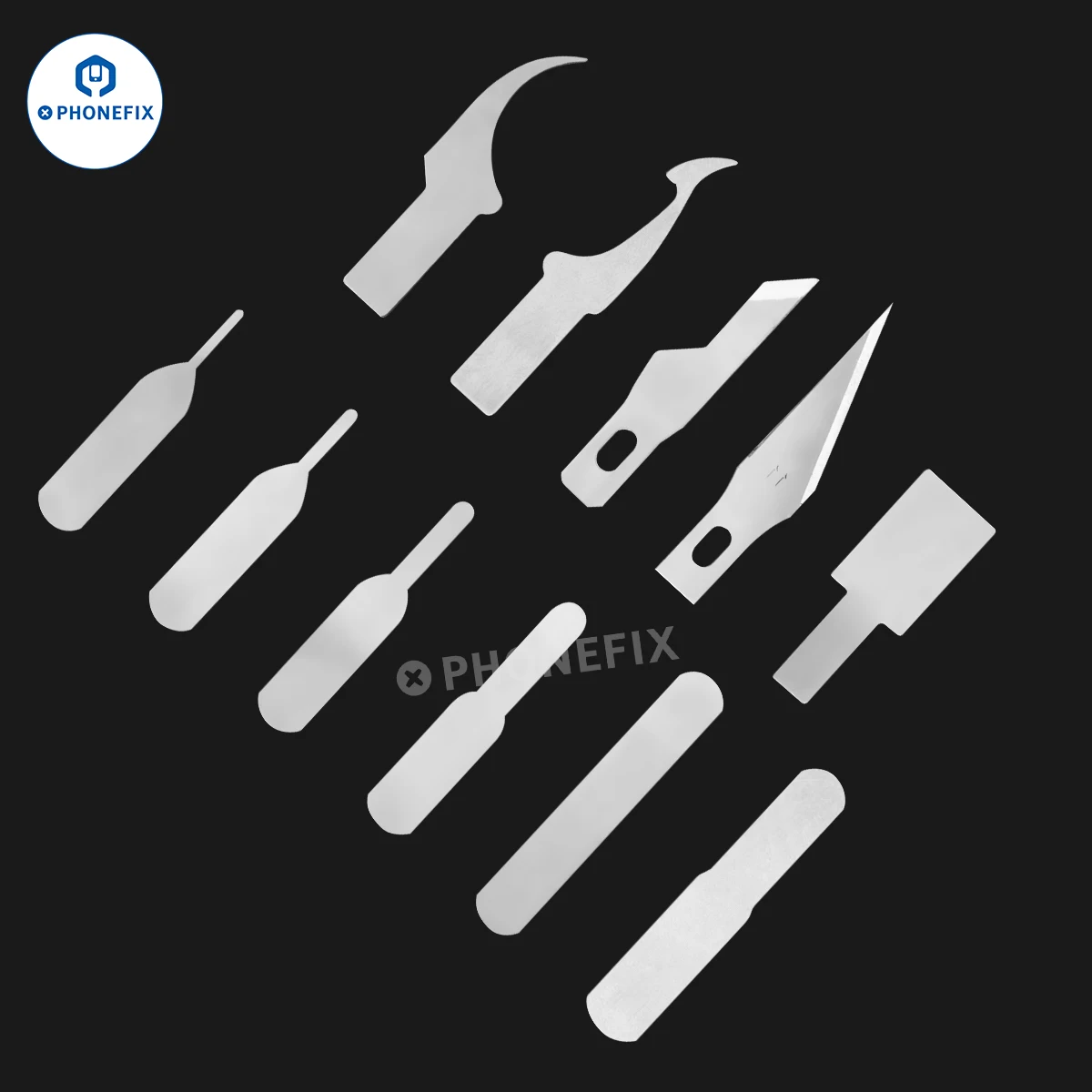 Professional IC Chip Repair Thin Blade CPU Edge Removal Tool for Phone Computer CPU Chip Shovel Carving Repair Knife Tools Set