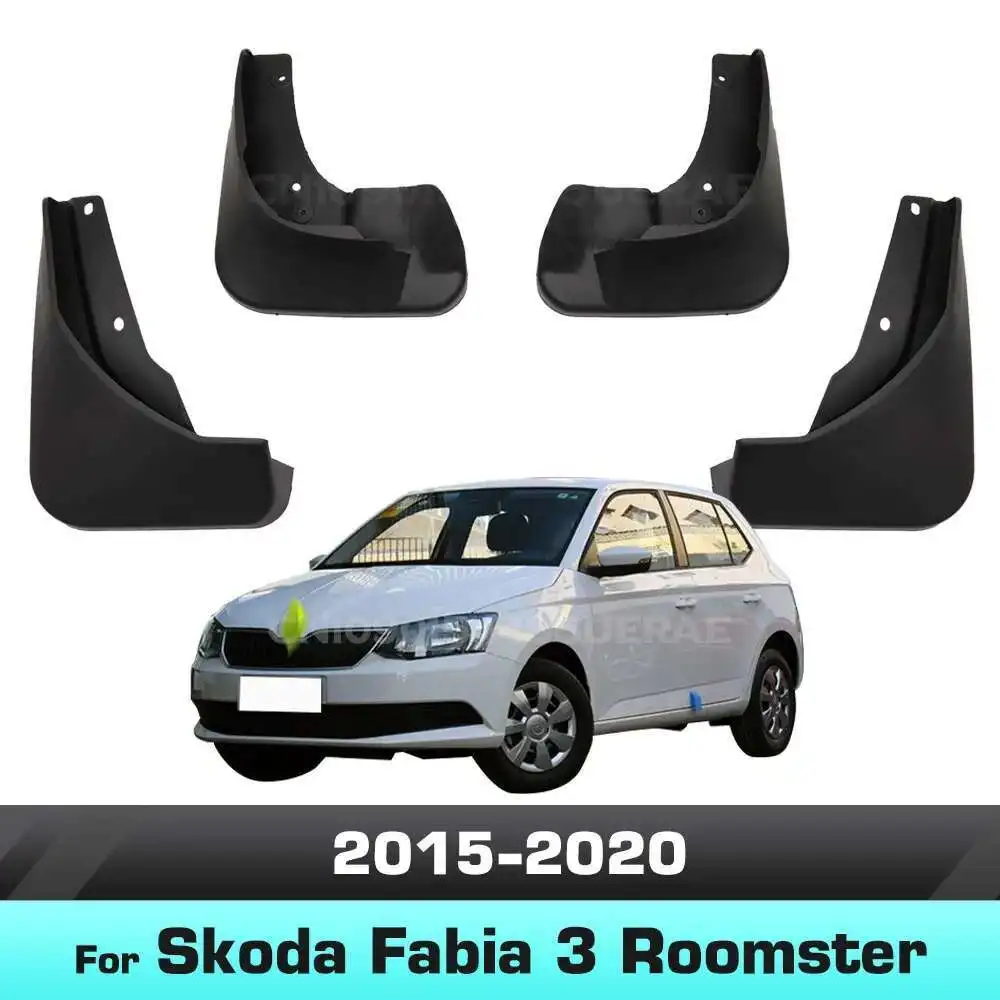 

Для Skoda Fabia Mk3 2015 2016 2017 2018 2019 2020 брызговики на крыло брызговики брызговики автомобильные аксессуары