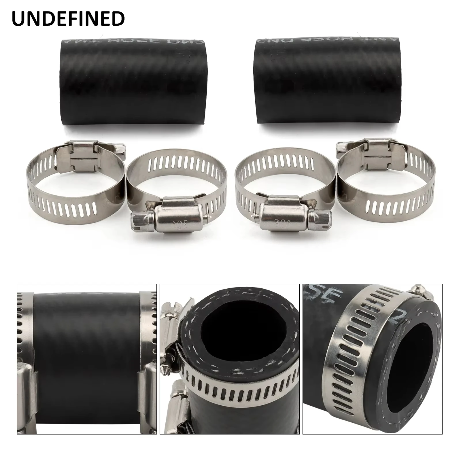 Hose Clamps Set Stainless Steel Adjustable Worm Gear Screw Band Hose Clamp for Pipe Fuel Tube Faucet Fasteners Assortment Kit