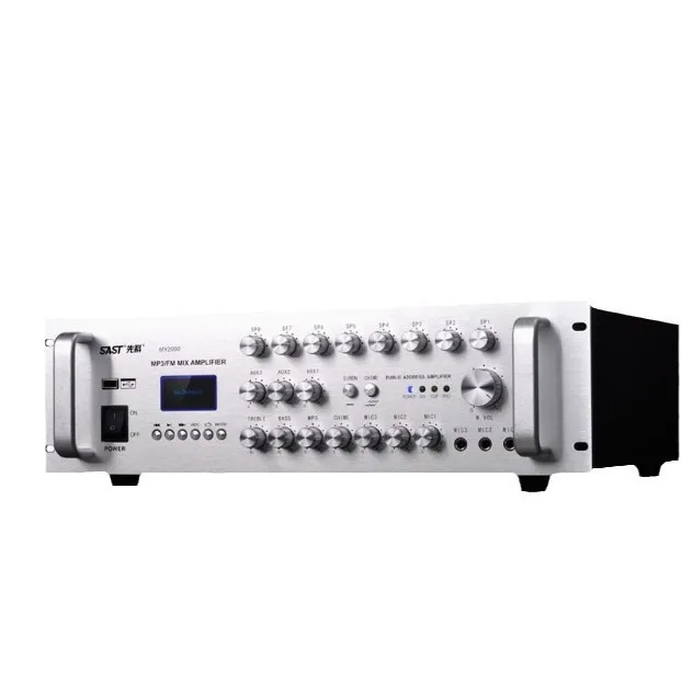 

Усилитель мощности постоянного напряжения, 8-производительная сверхмощная интеллектуальная система вещания кампуса с водонепроницаемой звуковой колонкой