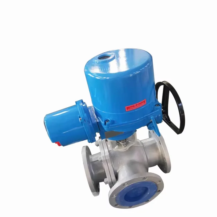 

Q945F-16P Electric T Port Three-way Ball Valve CF8 Body -196C-600C Temperature Range for Water OEM Customizable