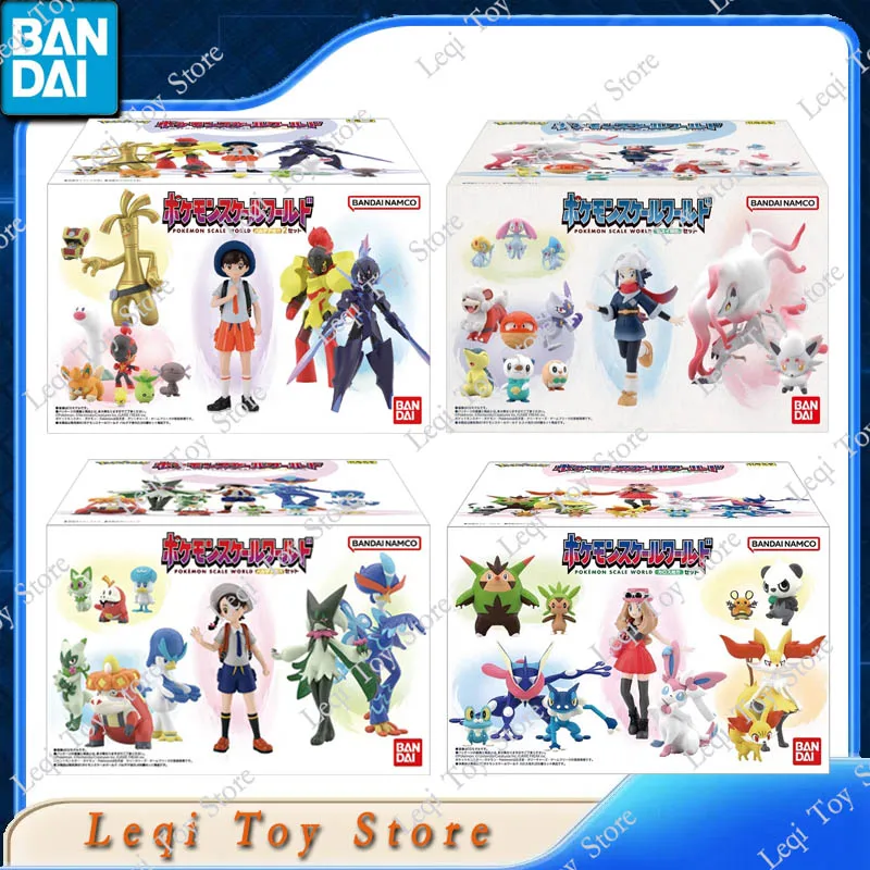 bandai-produit-original-authentique-en-stock-figurines-d'action-pokemon-scale-world-edition-Ecarlate-et-violet-region-kalos-modele-cadeau-decorations