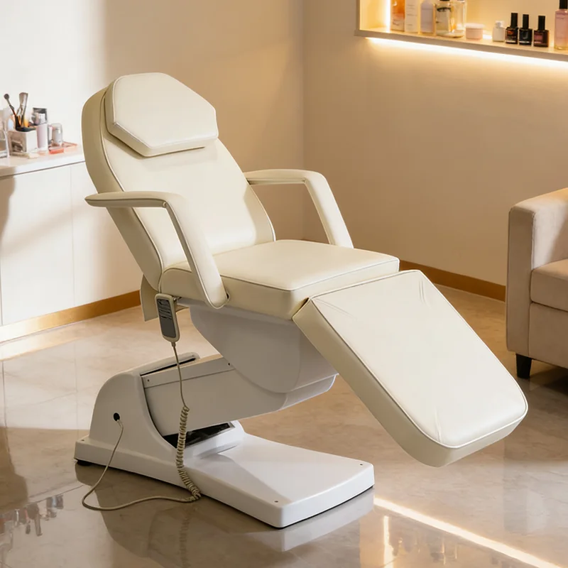 Modern Beauty Salon Furniture Medical Treatment Facial Spa Bed 3 Motors Electric Adjustable Cosmetic Massage Table for Sale