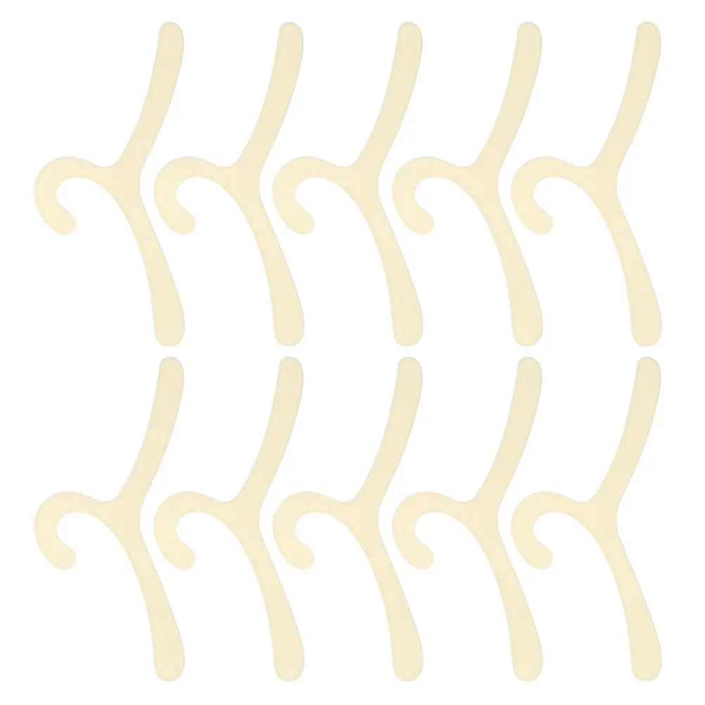 30Pcs Pet Garment Hanger Fine Workmanship Plastic Small Hangers for Pet Clothes Drying Rack Closet Organization Tool