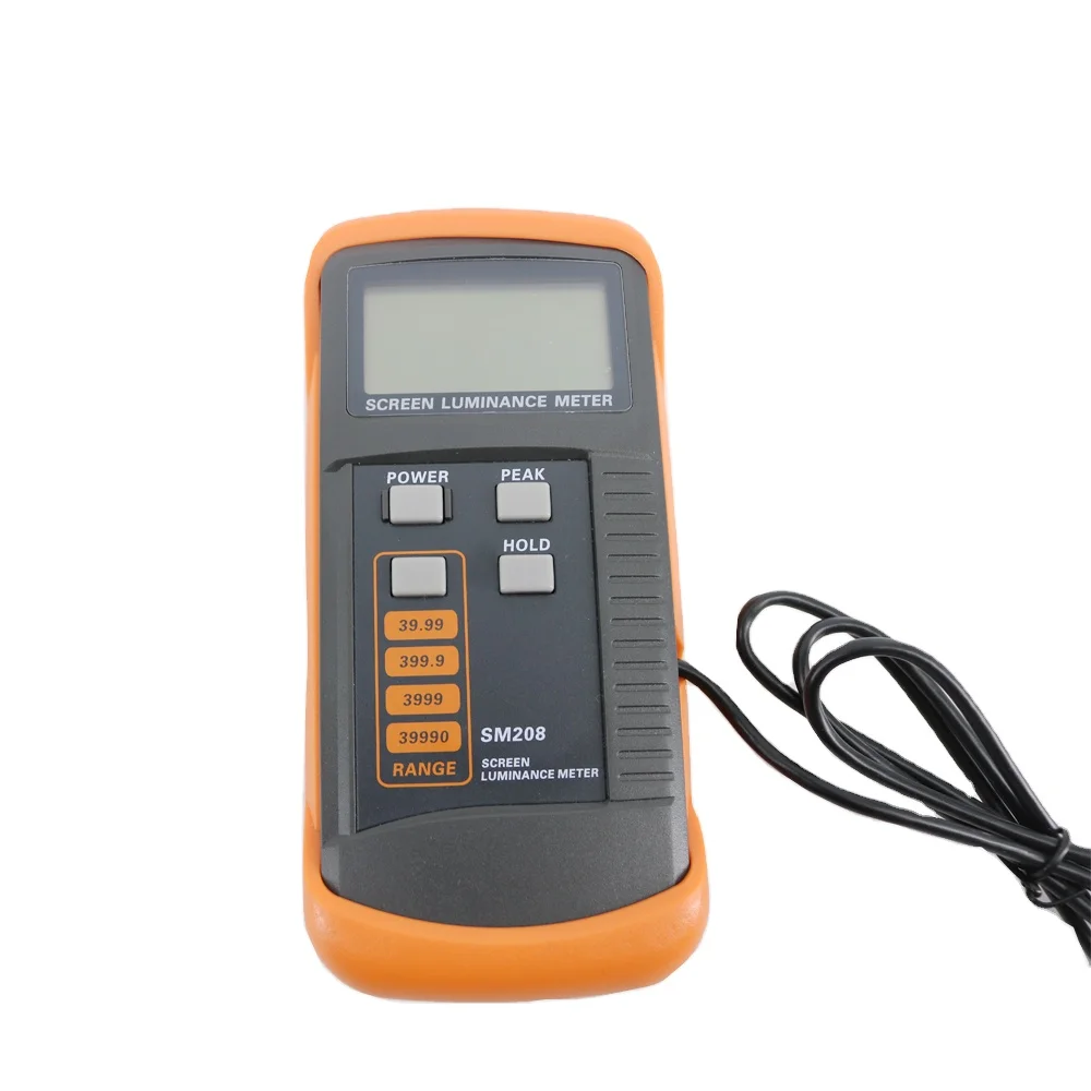 SM208 Digital Screen Luminance Meter Brightness Meter Screen Brightness Tester 0.01-39990 cd/m sm208