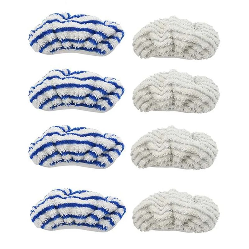 

A84Z-1 Set Microfibre Cloth Pads Accessory For Rowenta Clean&Steam ZR005801 Cleaner Washable