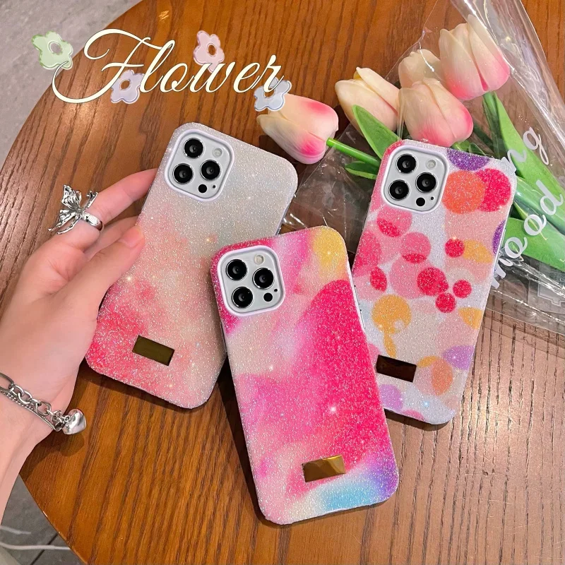 Fhx-13sk Luxury Caviar Fully-jewelled Shiny Diamond glitter Case For iPhone 11 Pro Max Xr Xs Max 12 Pro Max Cover Cases