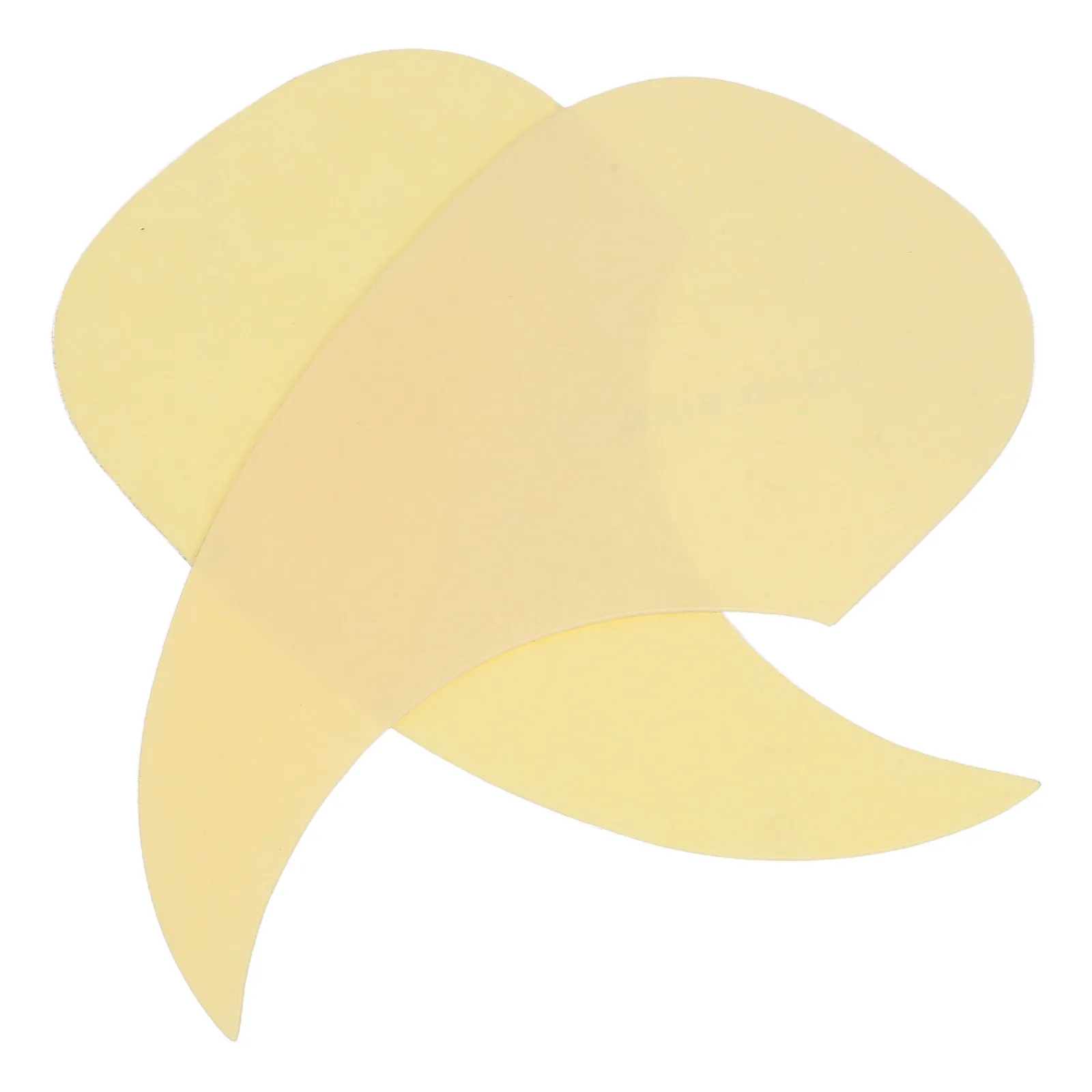 

2 Pcs Guitar Replacement Parts Acoustic Plate Guards Pvc Protection Clear