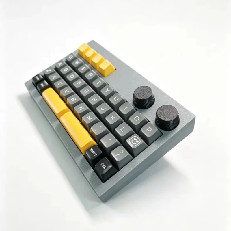 Plank Double Knob 40 Mini Keyboard Kit Costom Wired Single-mode 1u/3u Split Space 3D Printing Vial Mechanical Gaming Keyboard