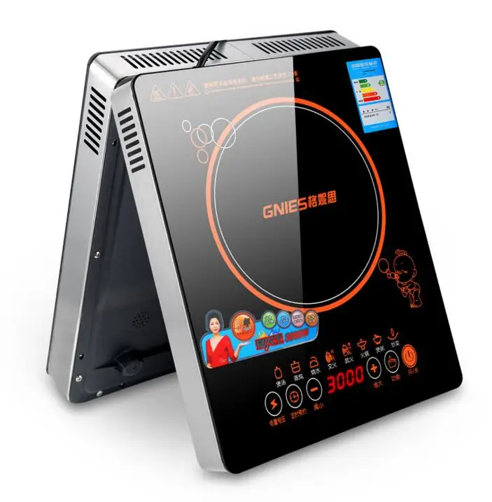 طباخ التعريفي المنزلية 3000 واط قوة كبيرة موقد كهربائي منزلي إناء/ قدر موقد الطبخ المطبخ كوكتوب مقلي