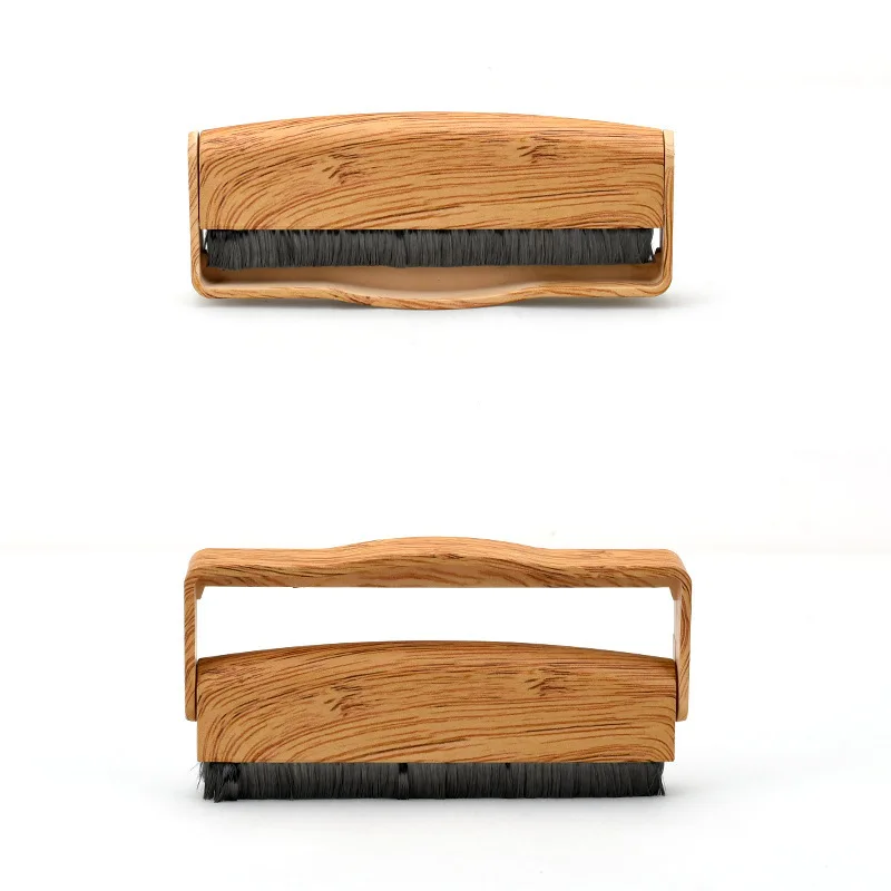 Wood Handle Anti Static Vinyl Record Cleaning Brush LP Turntable Dust Remover Soft Bristle Phonograph Record Cleaner Tool