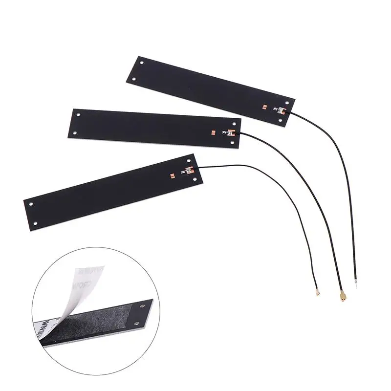 5G PCB Antenna 5Pcs RG1.13 120mm Welding Cable Connector High Gain for Industrial Communication Equipment