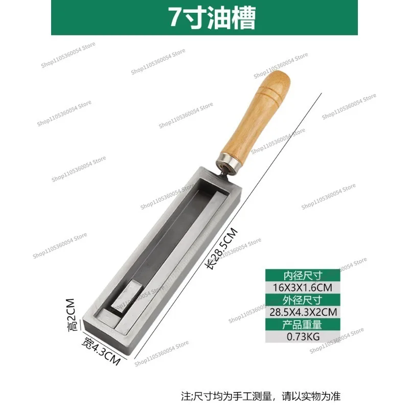 For Large Oil Tank Melting Gold and Silver Bar Block Mold Turning Sand Iron Tank Gold Melting Inverted Mold