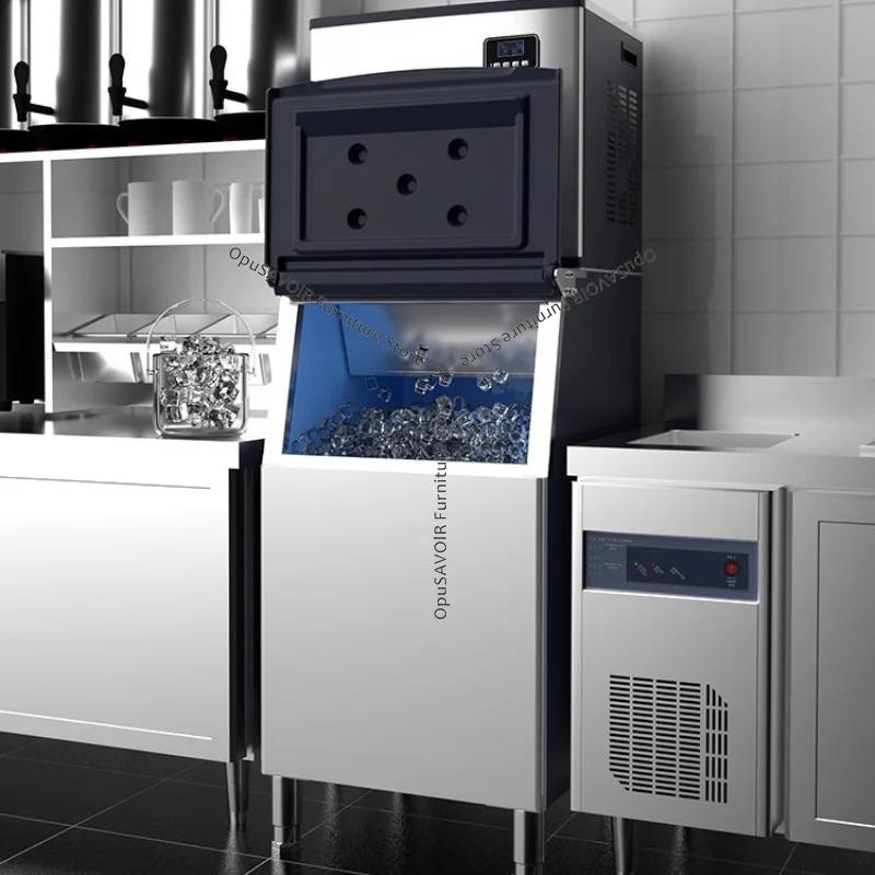 

Commercial High Output Cube Ice Maker Machine Milk Tea Shop Automatic Stainless Steel Ice Machine Design Large Capacity JT40
