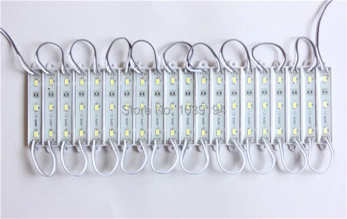 Moduły LED o wysokiej jasności 12 V 5630 SMD 3 Moduł LED Biały zimny biały 6000 K Wodoodporny IP66