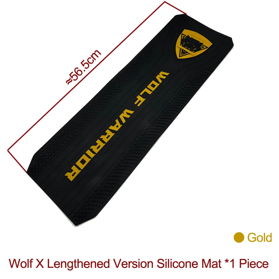 Wolf X Lenthened Silicone Mat Pedal Cover Pad Lengthen Version 56.5cm for Kaabo Wolf Warrior X 10inch Electric Scooter Original