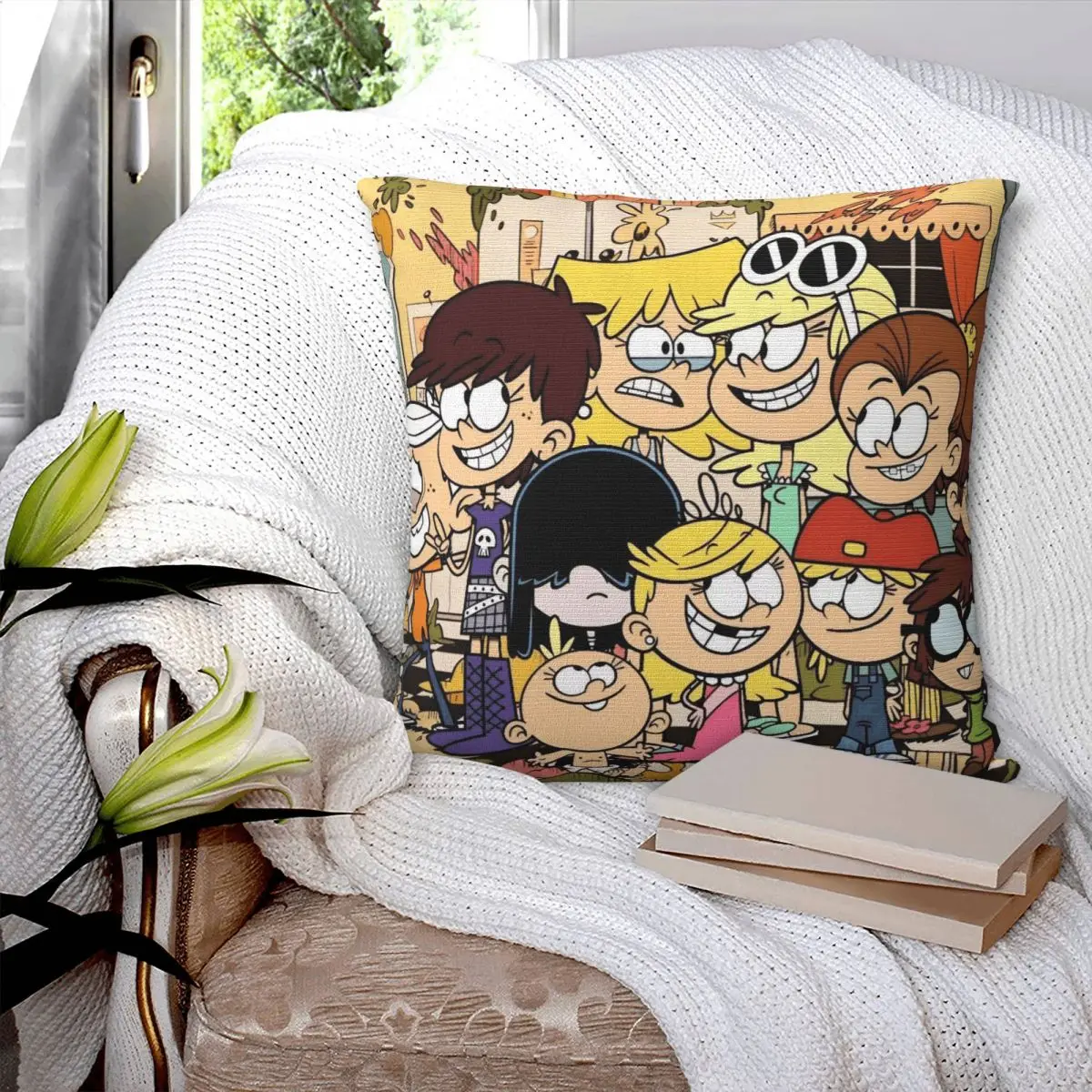 The Louds Houses Pillowcase Soft Polyester Cushion Cover Decorations Pillow Case Cover Home Dropshipping 45X45cm