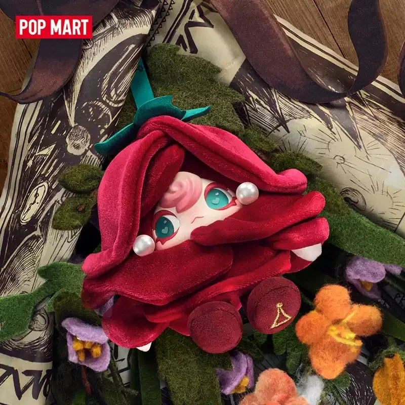 POPMART 1001MOONS The Moonlight Gathering Guide Series Mystery Blind Box Surprise Unbox Plush Pendant Kawaii Doll Toy