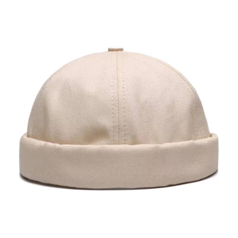 Men Solid Color Landlord Caps Spring and Autumn Melon Skin Hats Literary Hip Hop Hat Painter Cap