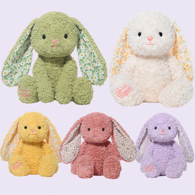 

Cute Bunny Rabbit Plush Toy Kawaii Simulated Animals Plushies Soft Stuffed Doll Girls Sleeping Sofa Throw Pillow Birthday Gift