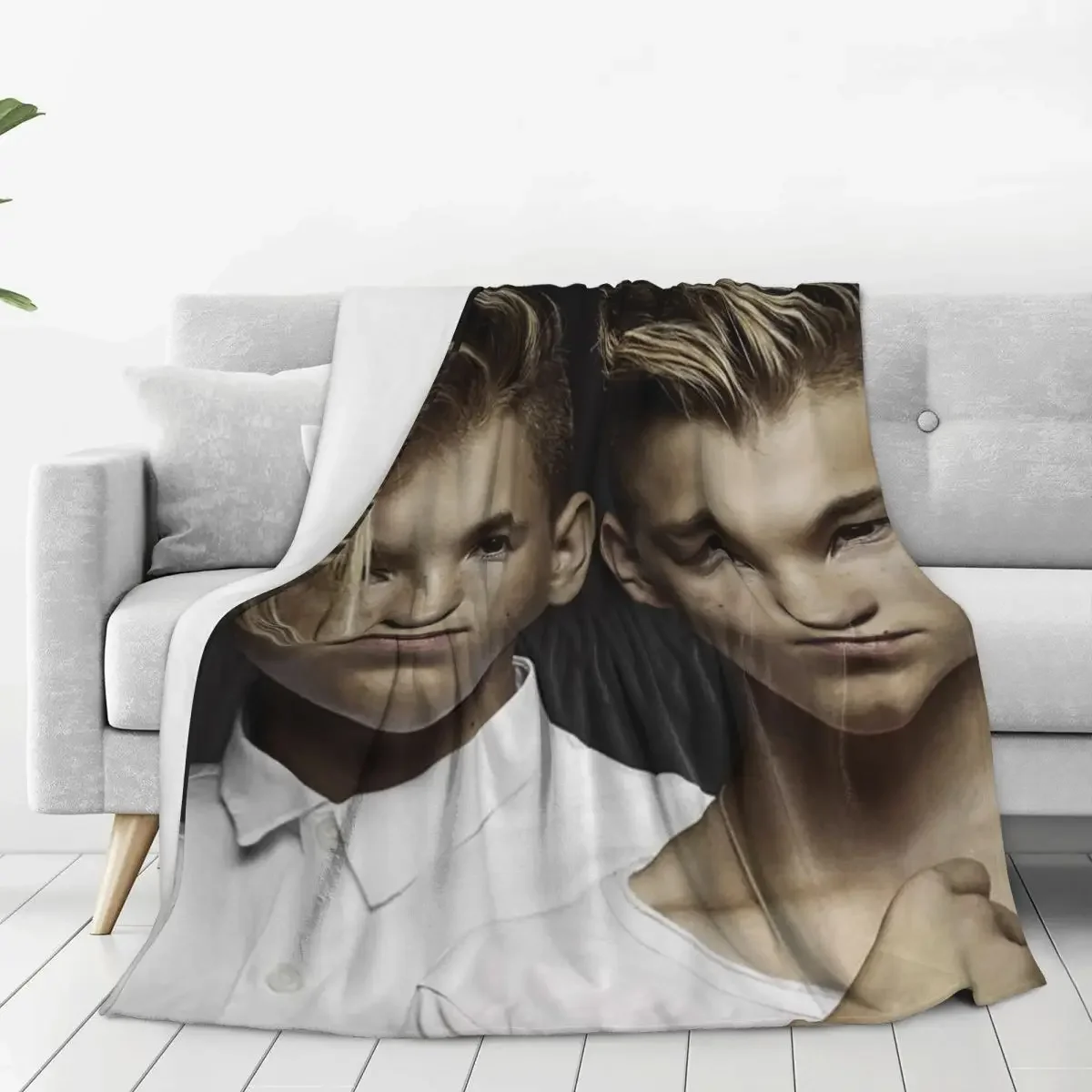 

Marcus And Martinus Sweden Norway Eurovision Blankets Flannel Sofa Throw Blankets For Couch Bedding Office Throws Bedspread