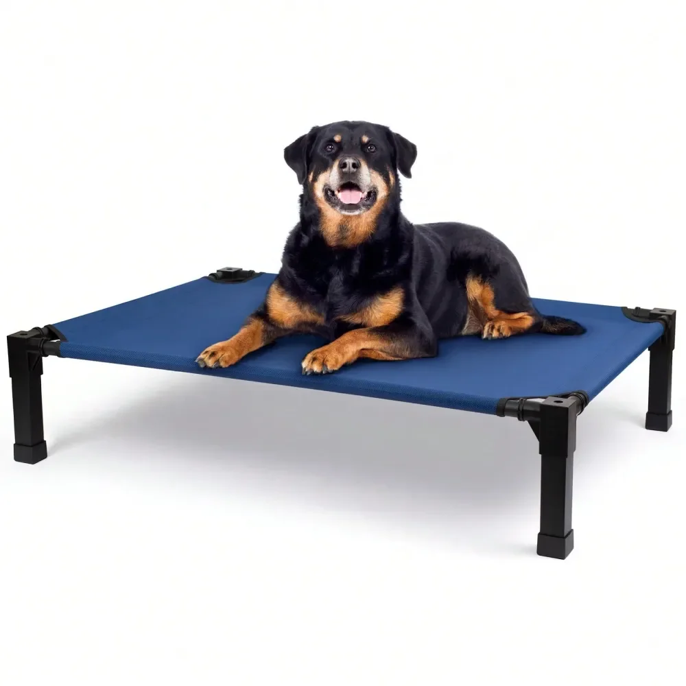 

Dog Supplies Pet Furniture And Beds Dog Bed Elevated Dog Bed Portable Outdoor Dog Cot For Large Pets, Stable AntiSlip Feet,Breat
