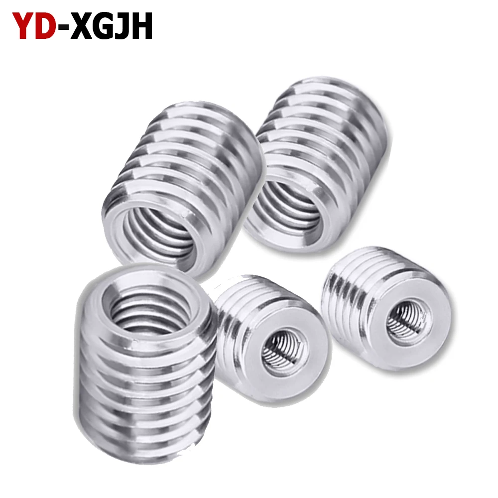 Insert sleeve converter nut coupler steel inside external thread adapter screw nuts for M14 M12 M10 M8 M6 M4 M10X1