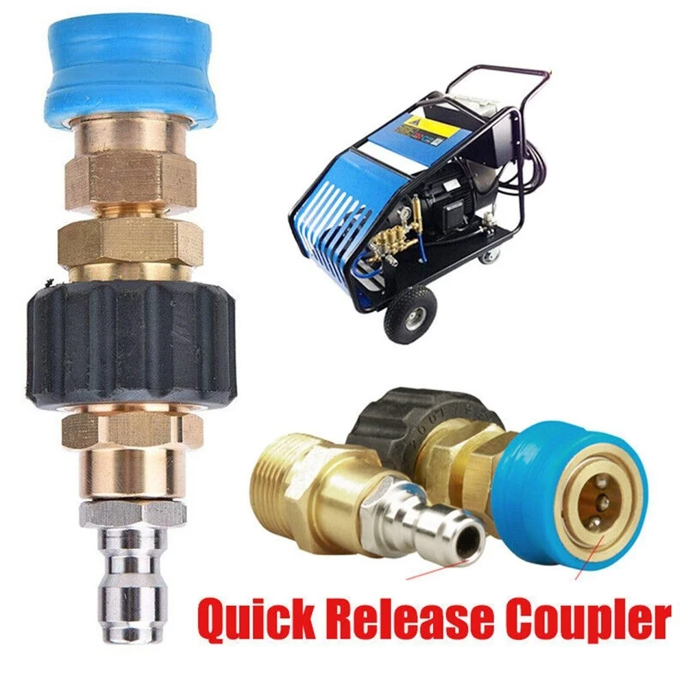 /M22F /M22M /Quick Release Coupler Adapter 22mm 14mm High Pressure Washer Hose Connector For For For Karcher Cleaning Machine Ac