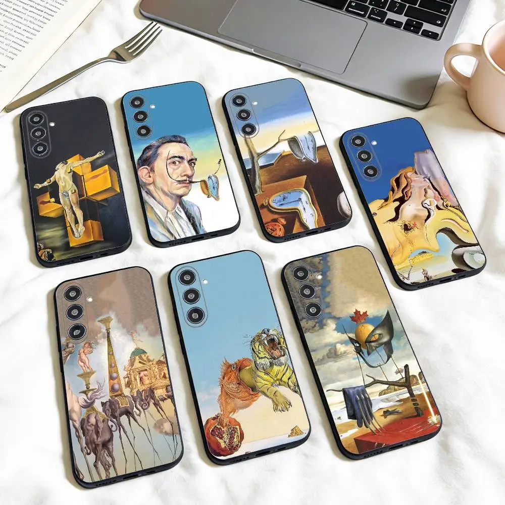 

S-Salvador D-Dali SD P-Painting phone Case For Samsung Galaxy A73,A72,A71,A70,A53,A52,A51,Others Soft Black Shell