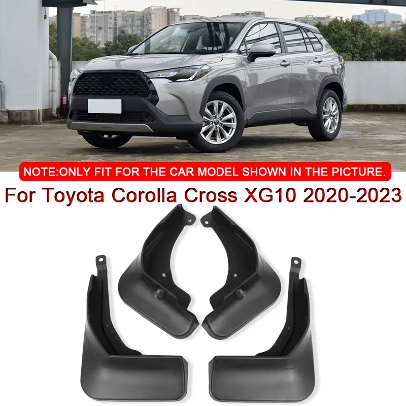 

For Toyota Corolla Cross XG10 2020-2023Car Styling ABS Car Mud Flaps Splash Guard Mudguards MudFlaps Front Rear Fender Accessory