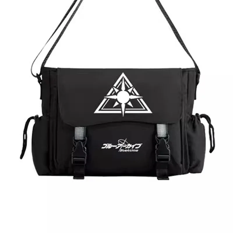 

Anime Blue Archive Schale Crossbody Bag Teen Shoulder Bag Student Casual Large Capacity Messenger Bag Boys Girls