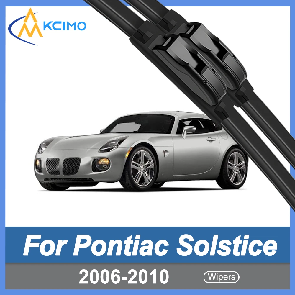 Juego de escobillas limpiaparabrisas de repuesto para Pontiac Solstice 2006-2010, alta flexibilidad, estructura resistente