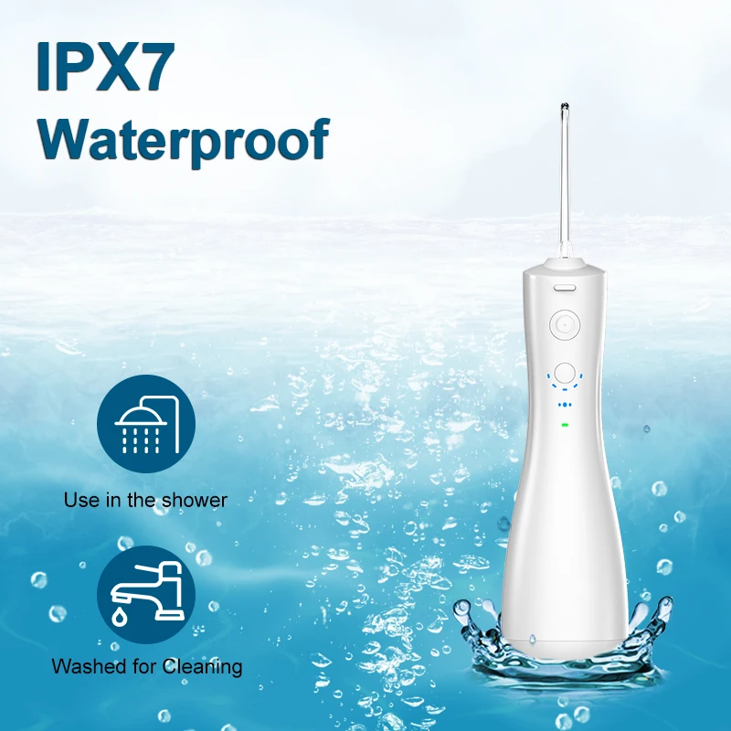 Ipx7 intelligence Water Flosser Teeth Cleaning Power Flosser Nozzle Dentist Machine Oral Irrigator Dental Water Jet