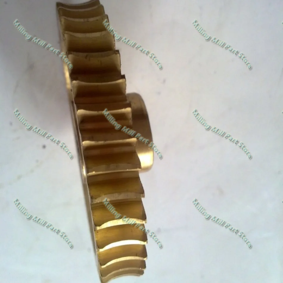 Copper Worm Gear for Nantong X6325 X6330A X5330A Universal Rocker Arm Milling Machine Cutting Edge Feed Z=40,Φ86，inner Bore 15
