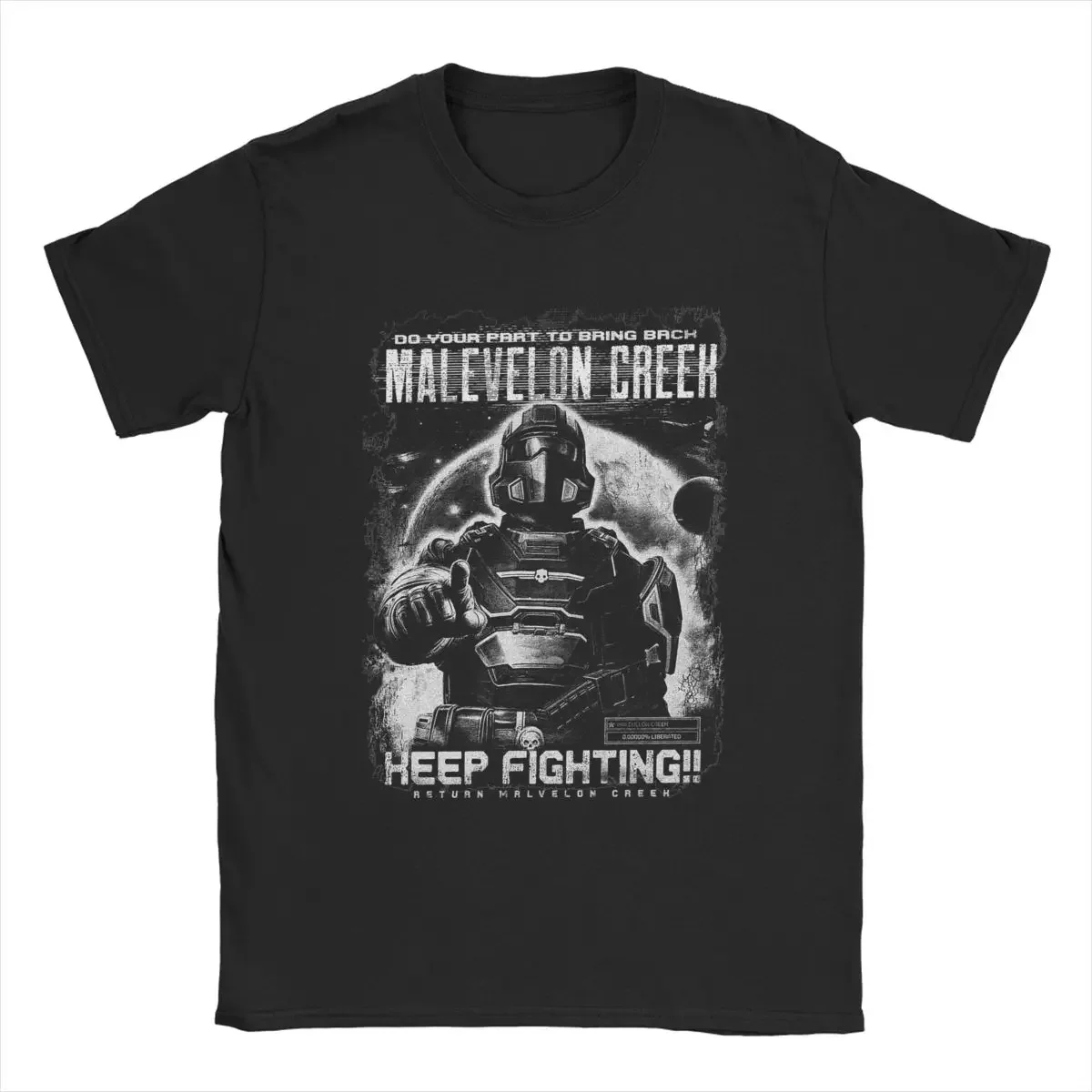 Fan Art Video Game Pure Cotton Cool Short Sleeve Crewneck Tees Present T-Shirts Men Helldivers 2 Back To Malevelon T Shirts