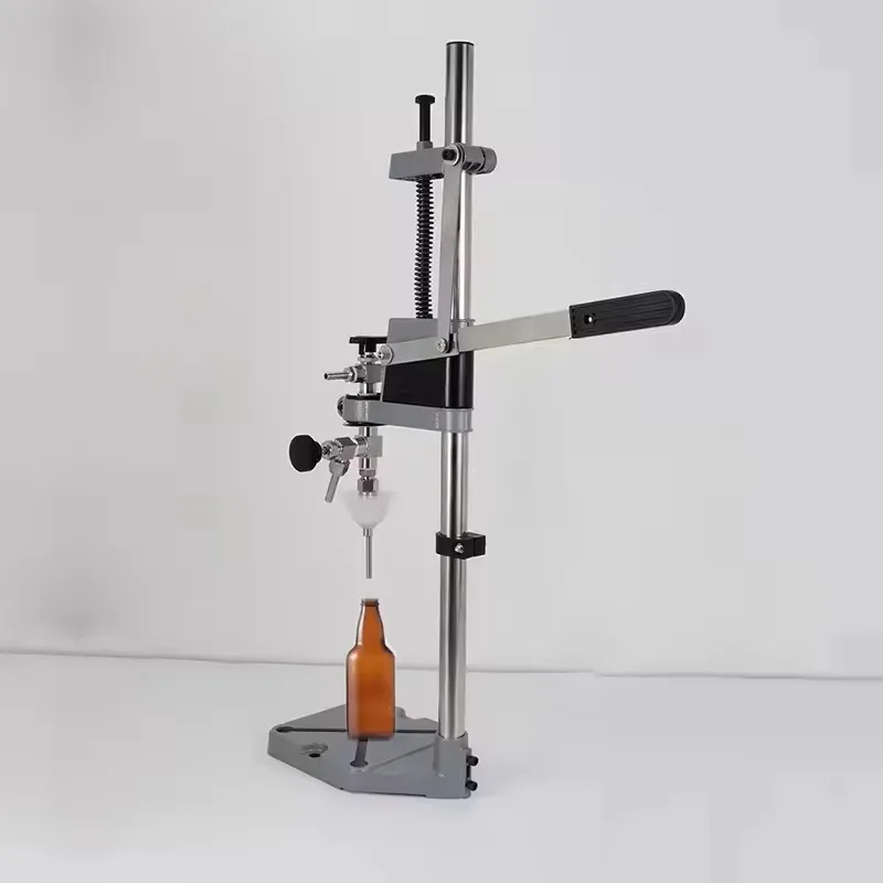 Beer Isobaric Filling Machine Manual Carbonated Beverage Filler Cola Soda Sparkling Water Packaging