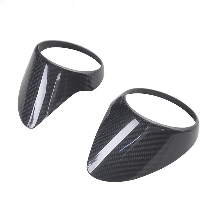 For Alfa Romeo Giulia 2017-2020 Real Carbon Car Interior Rear Seat Air Conditioning Cover Air Outlet Trim Ring